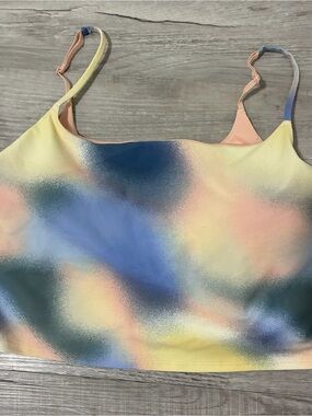 old navy active powersoft tie dye cropped cami